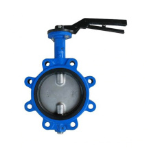 Lever Operated Ductile Iron Lug Type Resilient Seated  Butterfly Valve